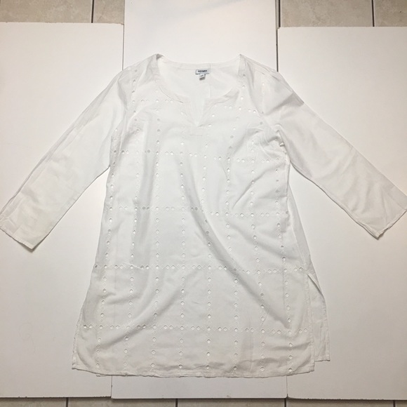 Old Navy Other - Old navy bathing suit cover white XL